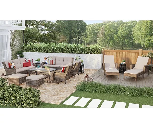 Real Living Oakmont Extra Large Patio Seating Sofas, Chairs & Chaise
