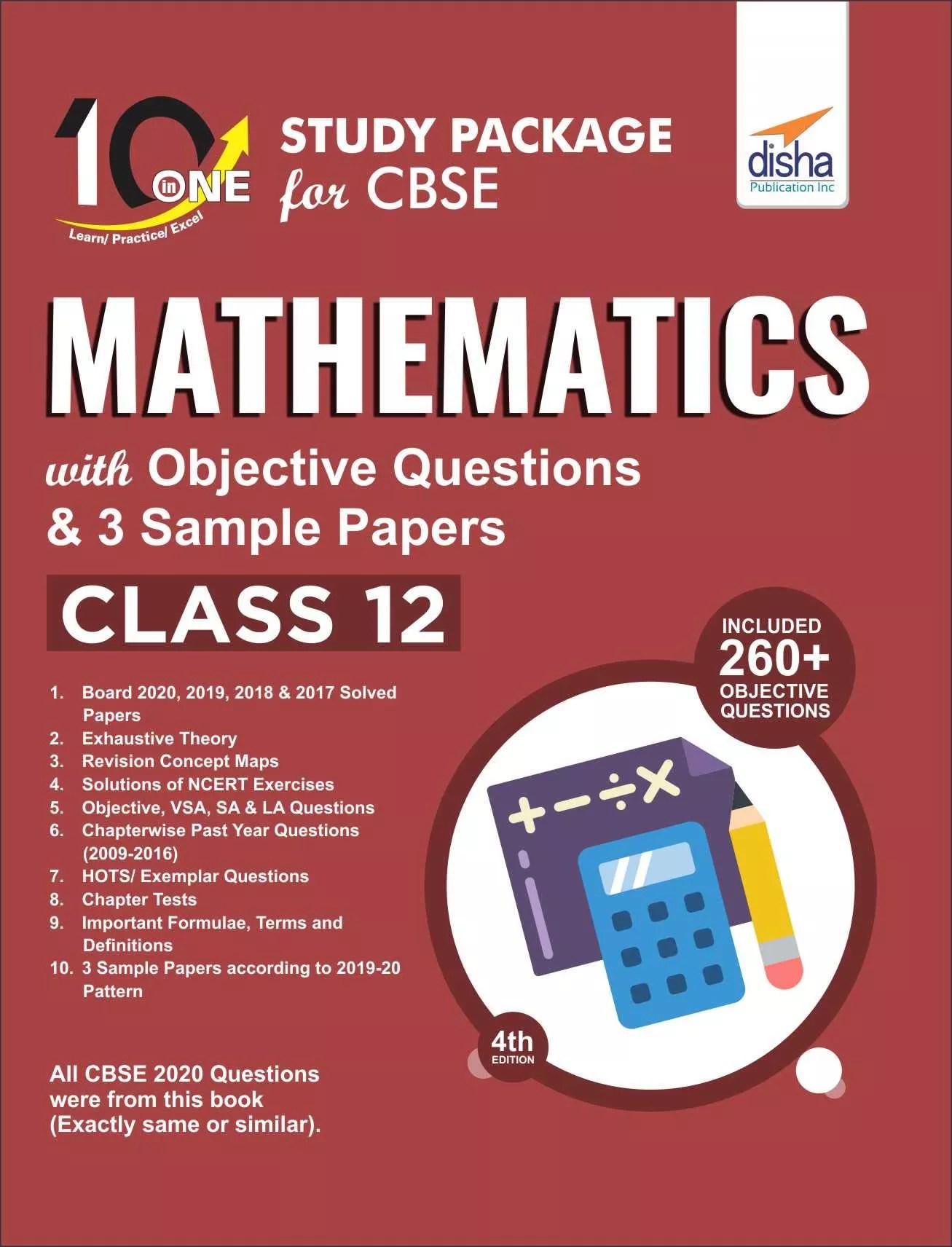 10 in One Study Package for CBSE Mathematics Class 12 with Objective