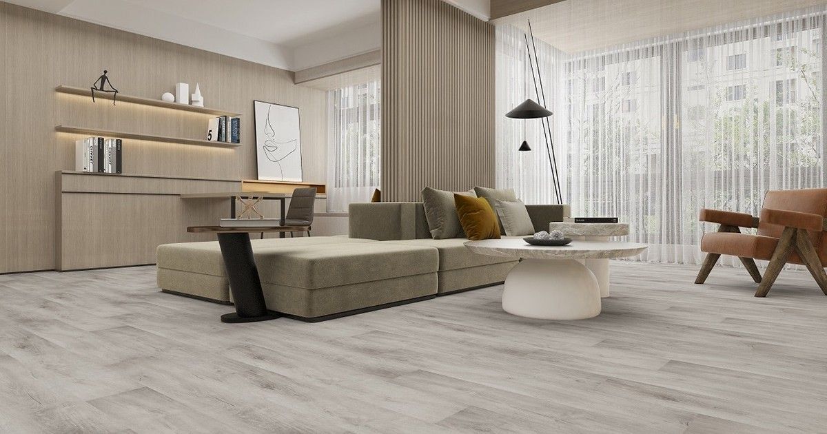 Vanier Engineered Hardwood European Oak Whitewash Collection 4mm
