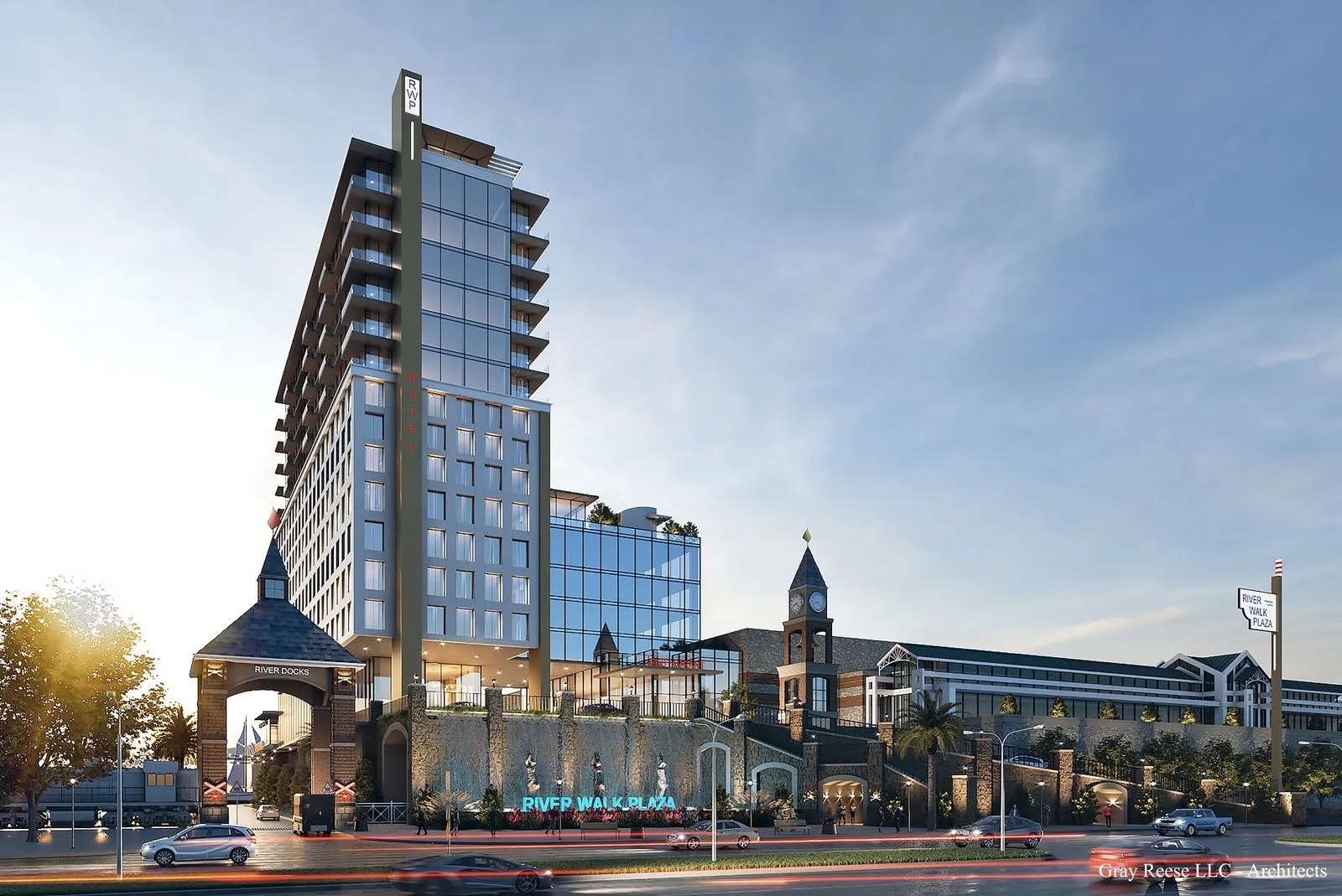 Hotel, office, restaurant development planned for Mobile riverfront