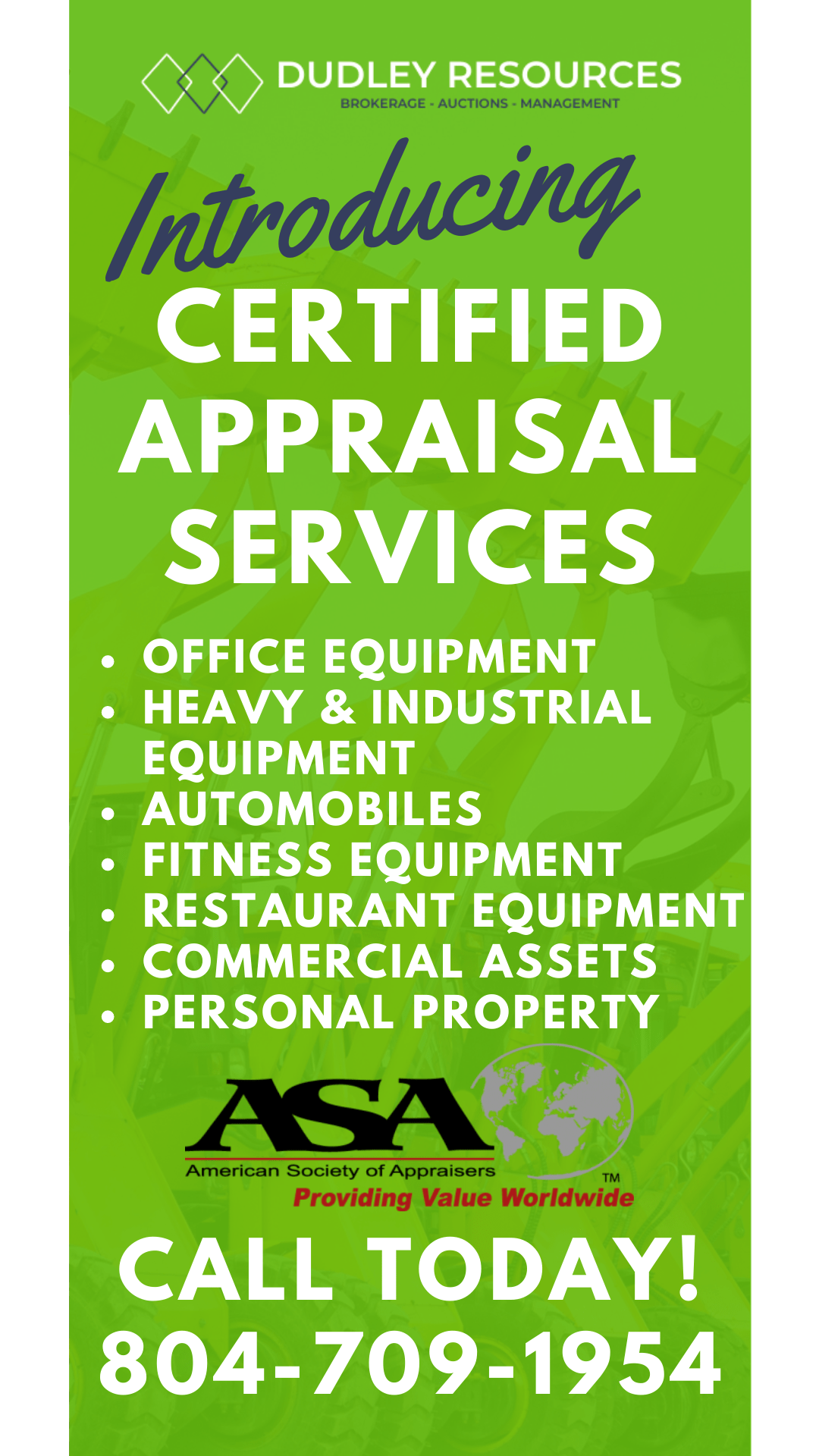 Auction Results Dudley Resources Richmond VA