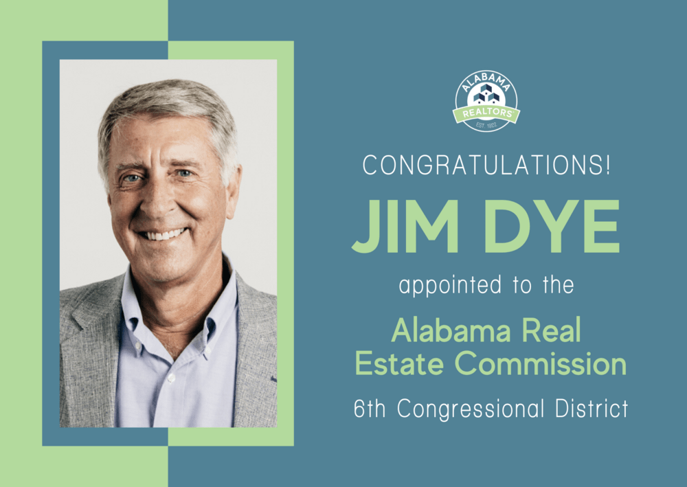 Governor Ivey Appoints Jim Dye to Alabama Real Estate Commission