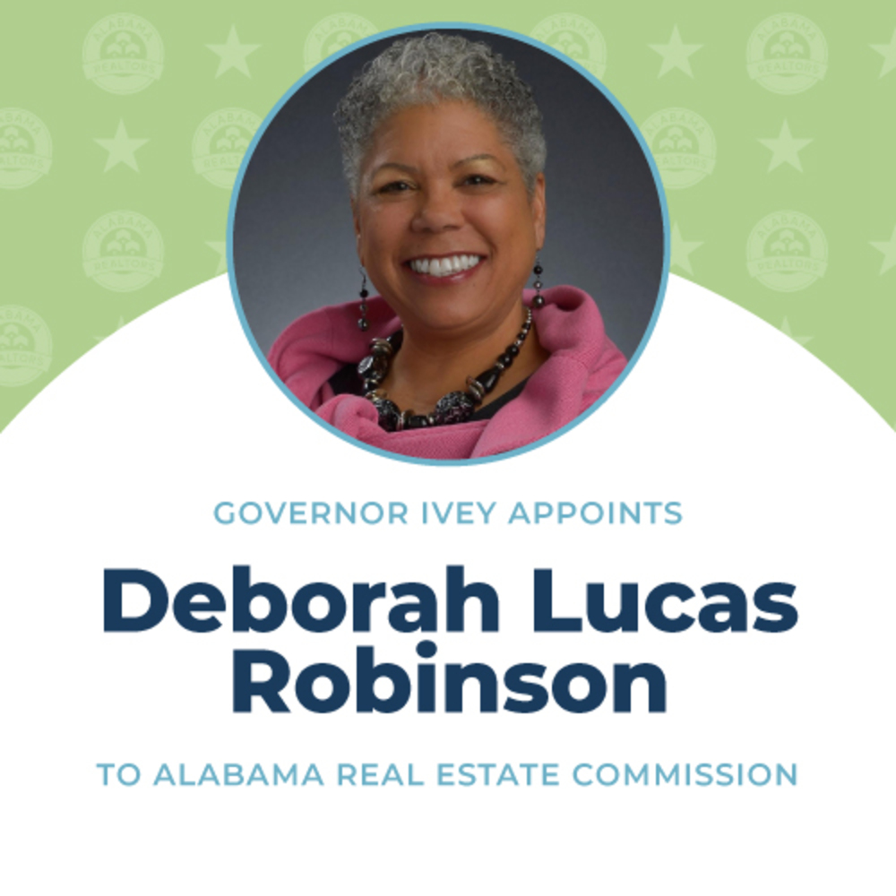 Governor Ivey Appoints Deborah Lucas Robinson to Alabama Real Estate