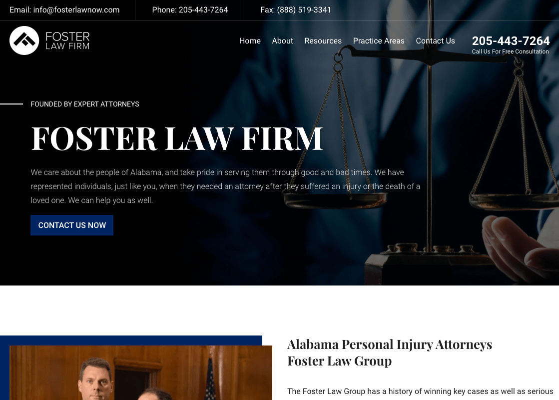 Foster Law Firm Personal Injury Attorneys in Vestavia Hills, AL