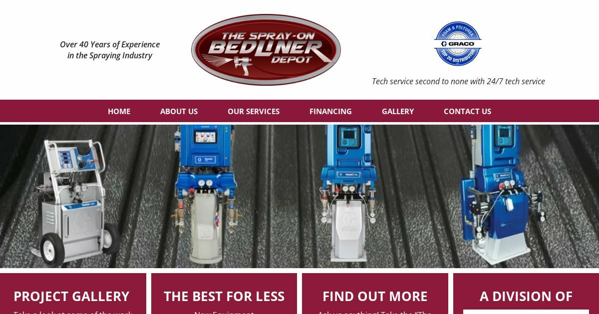 The SprayOn Bedliner Depot