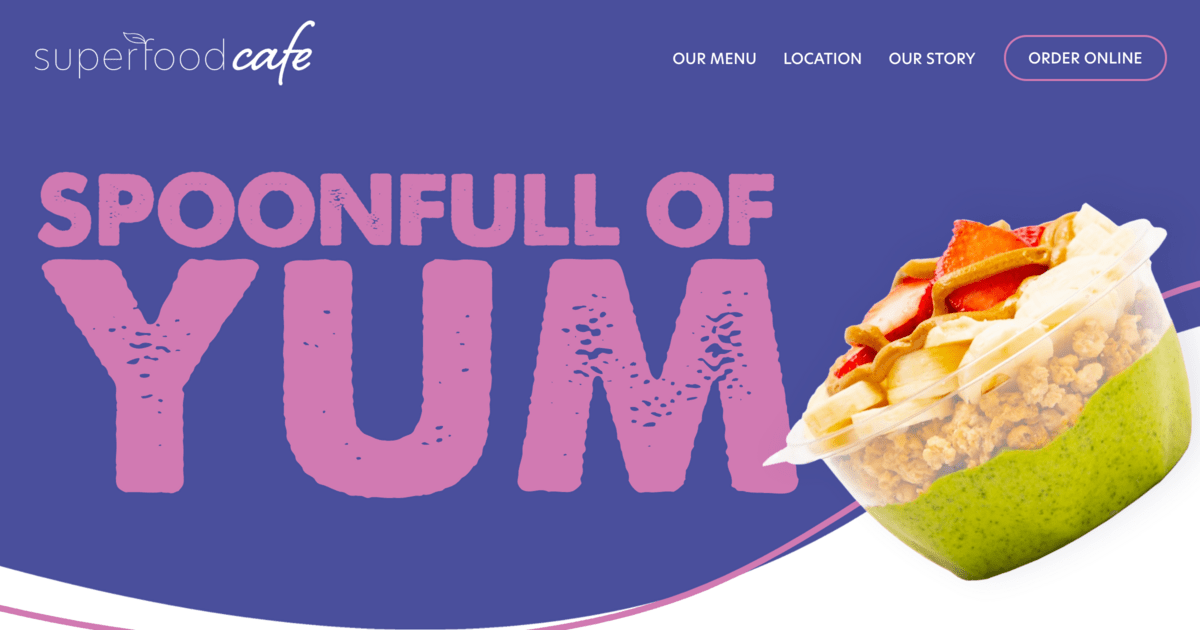 Our Menu Superfood Cafe