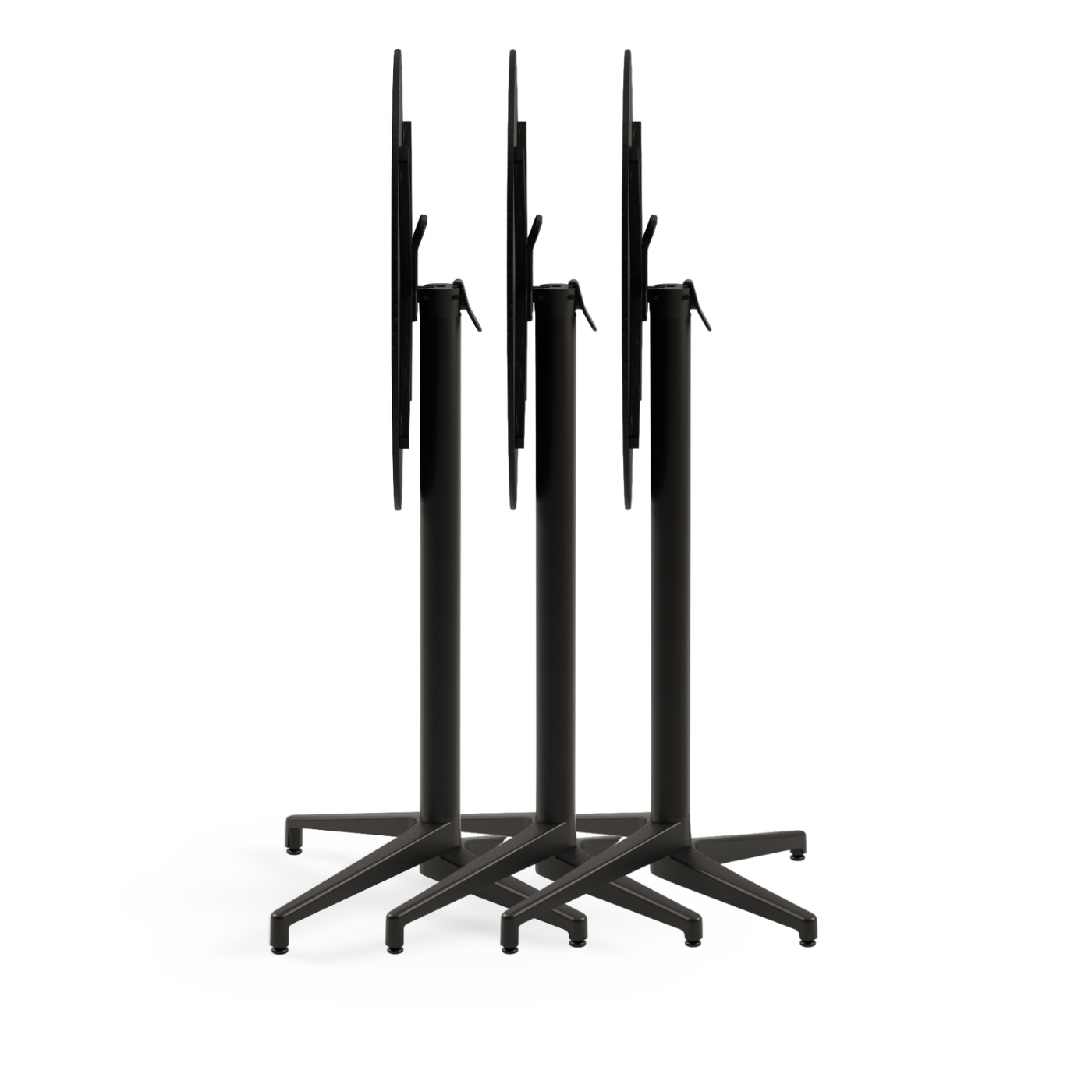 Polypropylene Round Outdoor Folding dining Table Boomerang Cafe Reality