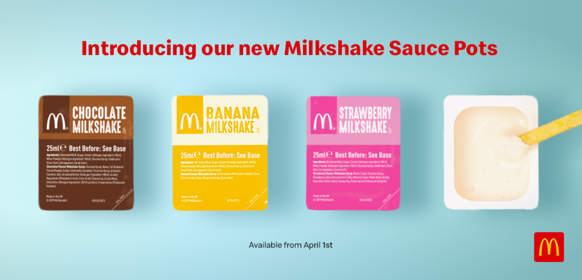 McDonald's UK&I Milkshakes April Fool's