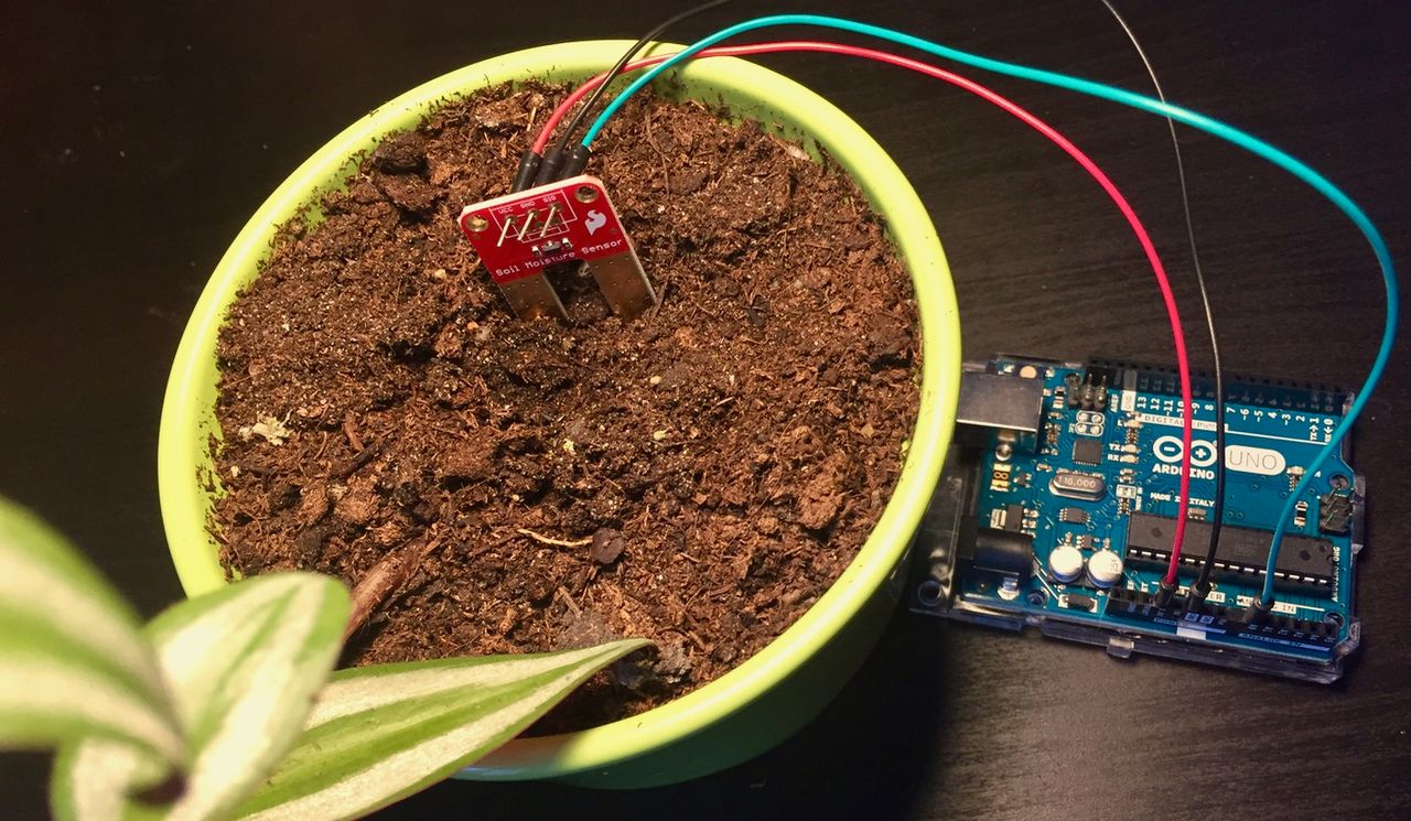 Arduino soil moisture sensor Chris Ruppel