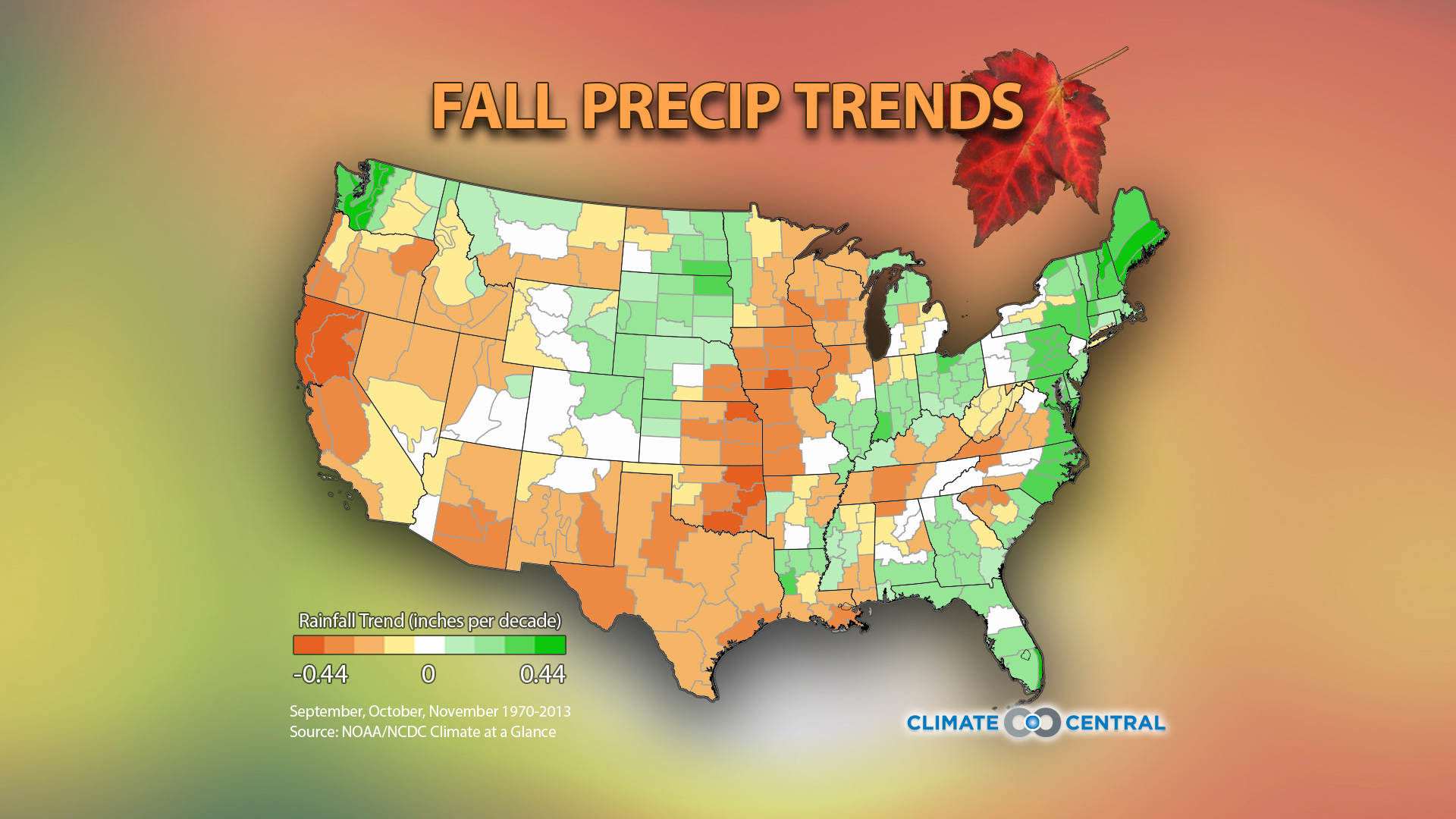 Fall Precipitation Trends Climate Central