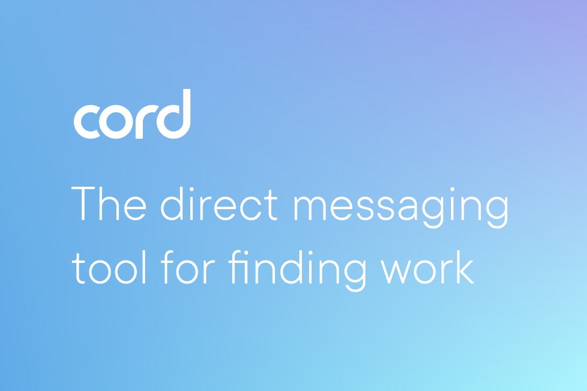 The messaging tool for finding work cord