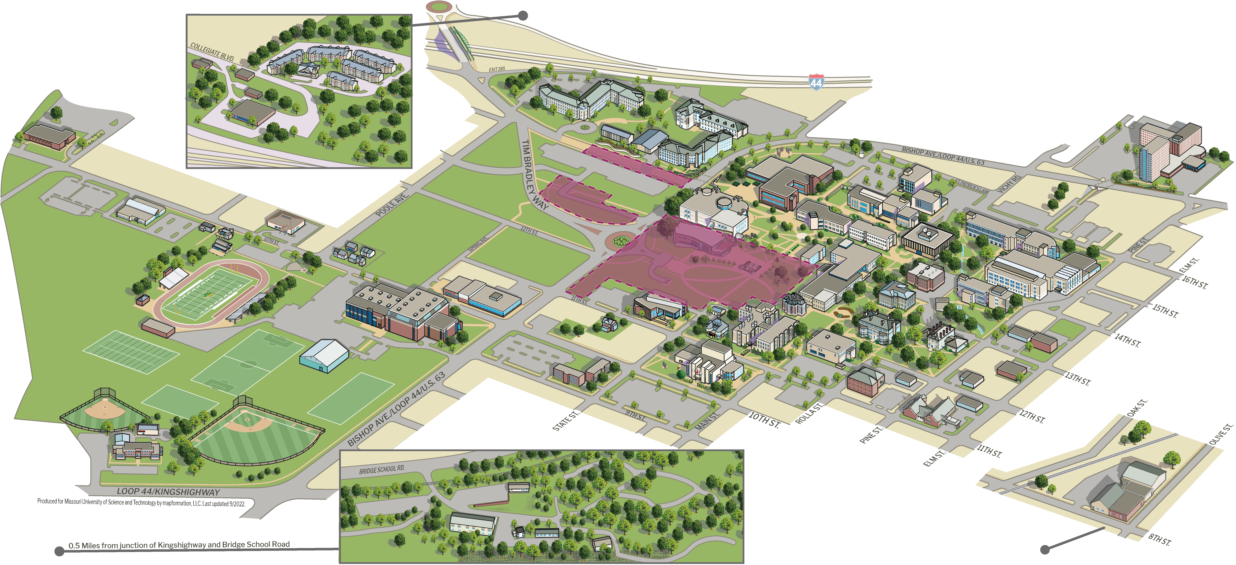 Campus Map Missouri University of Science and Technology Missouri S&T