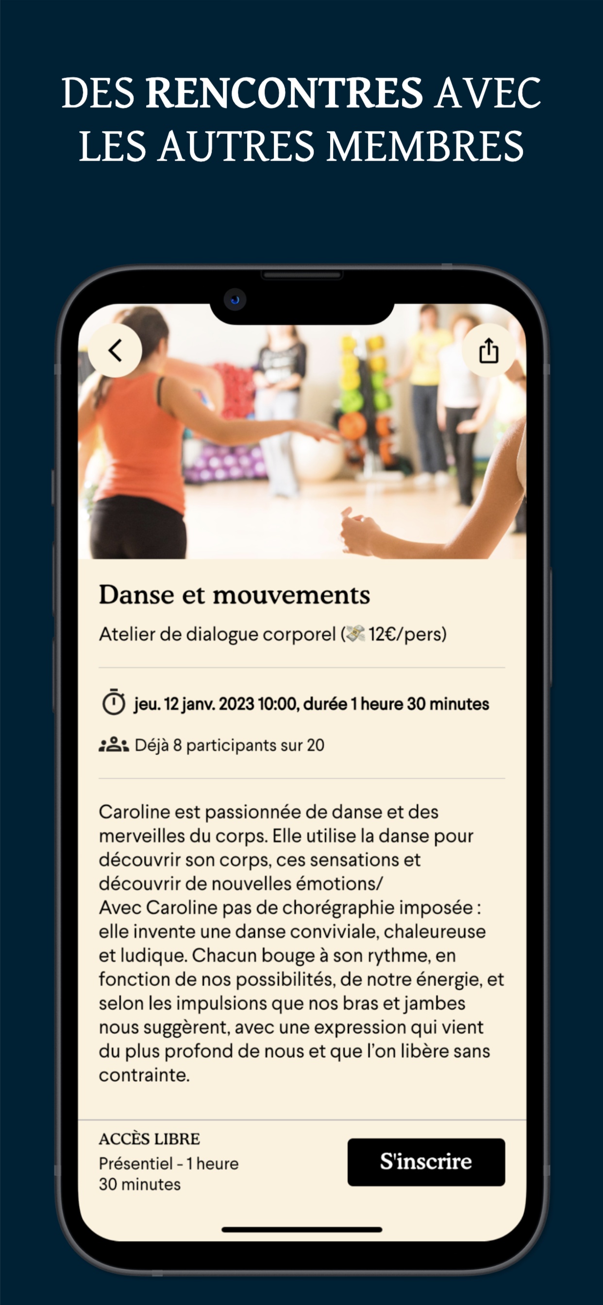 Accueil Club Colette