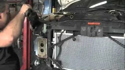 How to Fix the air conditioning condenser on a Mazda 6