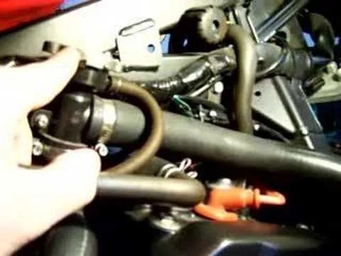 How to Remove the coolant hoses on a Honda 919 motorcycle
