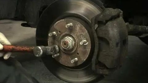 How to Remove brake rotor screws that may be stuck