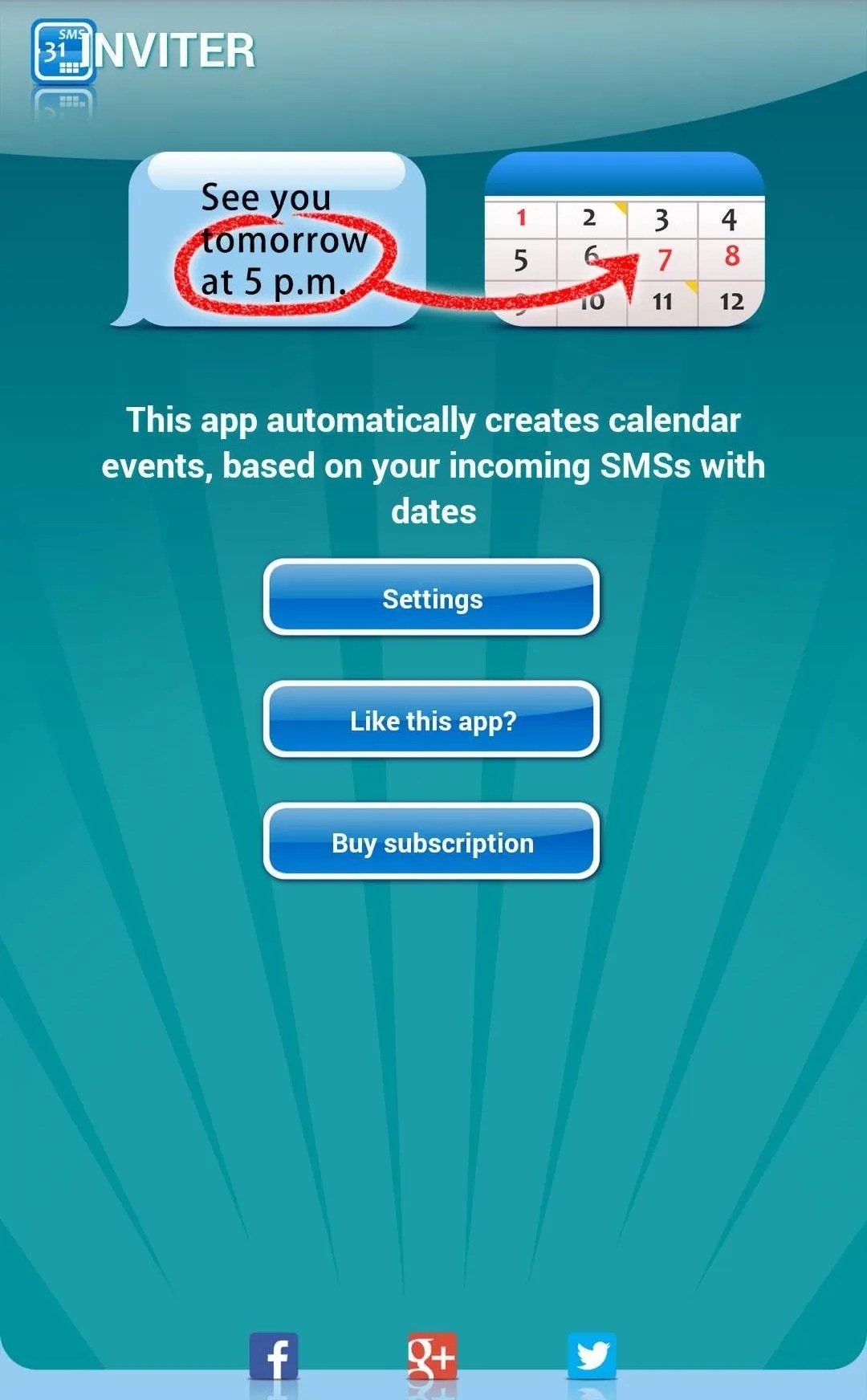 Automatically Create Calendar Events from Text Messages on Android