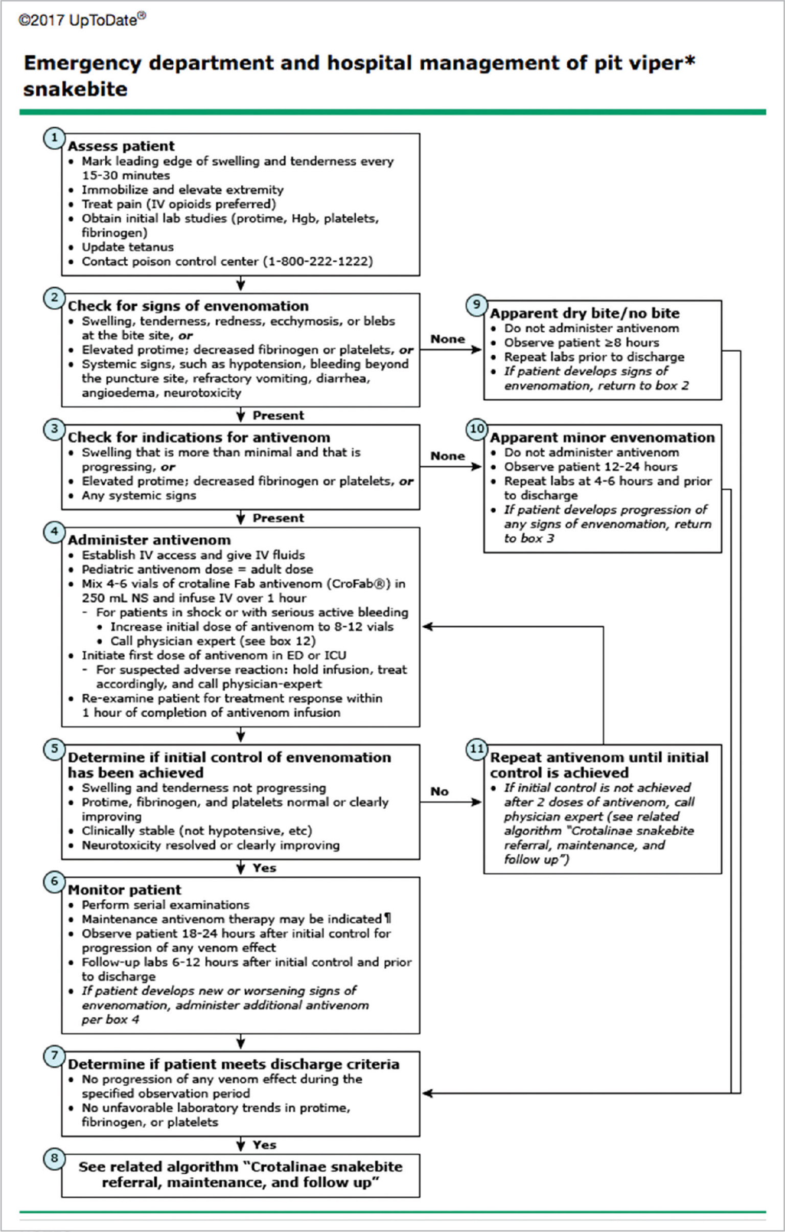 UpToDate Clinician Story LifeSaving Treatment of a Rattlesnake Bite