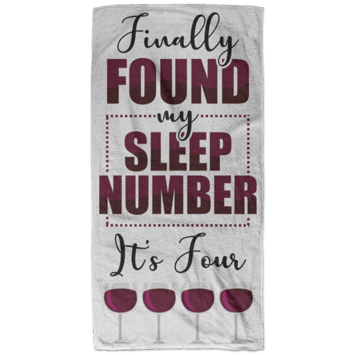 Wine Kitchen Towels Finally Found My Sleep Number It's Four Red Wine