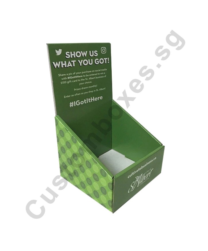 FFlute Corrugated Display Boxes Custom Boxes SG