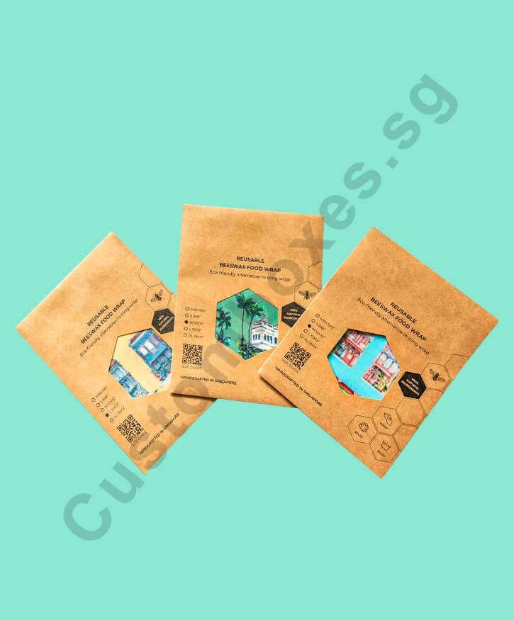 Custom Beeswax Food Wraps Kraft Wraps in Singapore