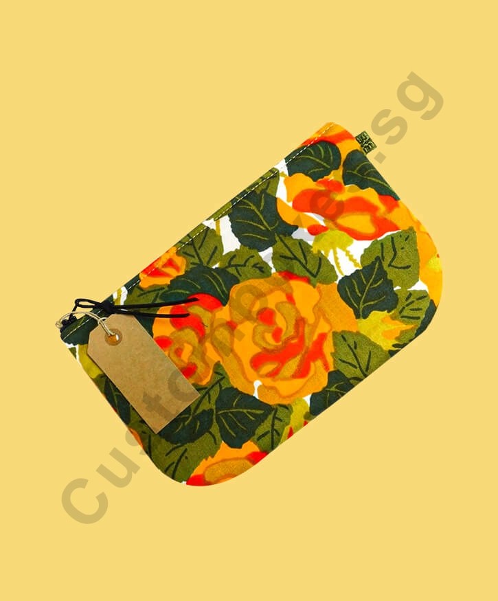Canvas Zipper Pouch Customisation & Printing Singapore
