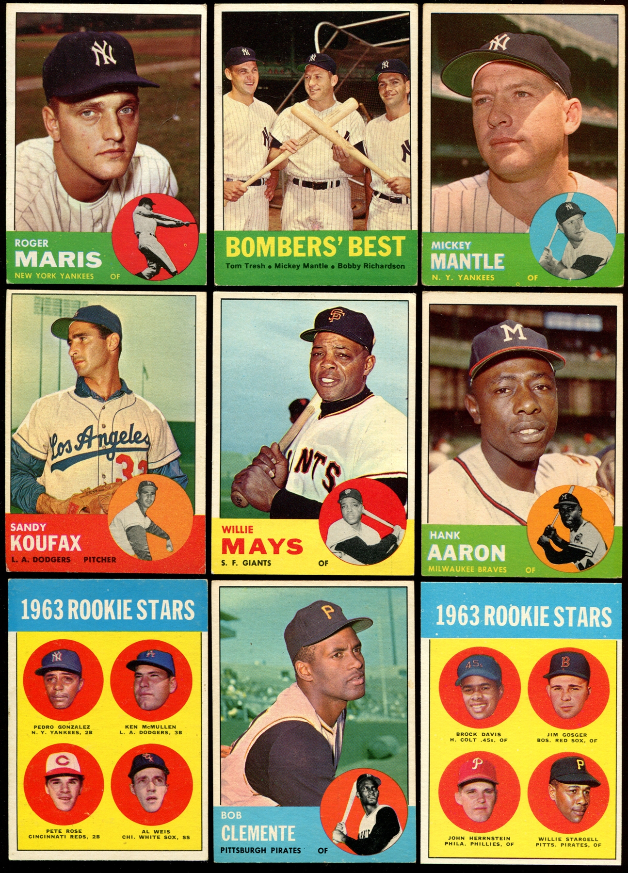 1963 Topps Baseball Complete Set (EX) DA Card World