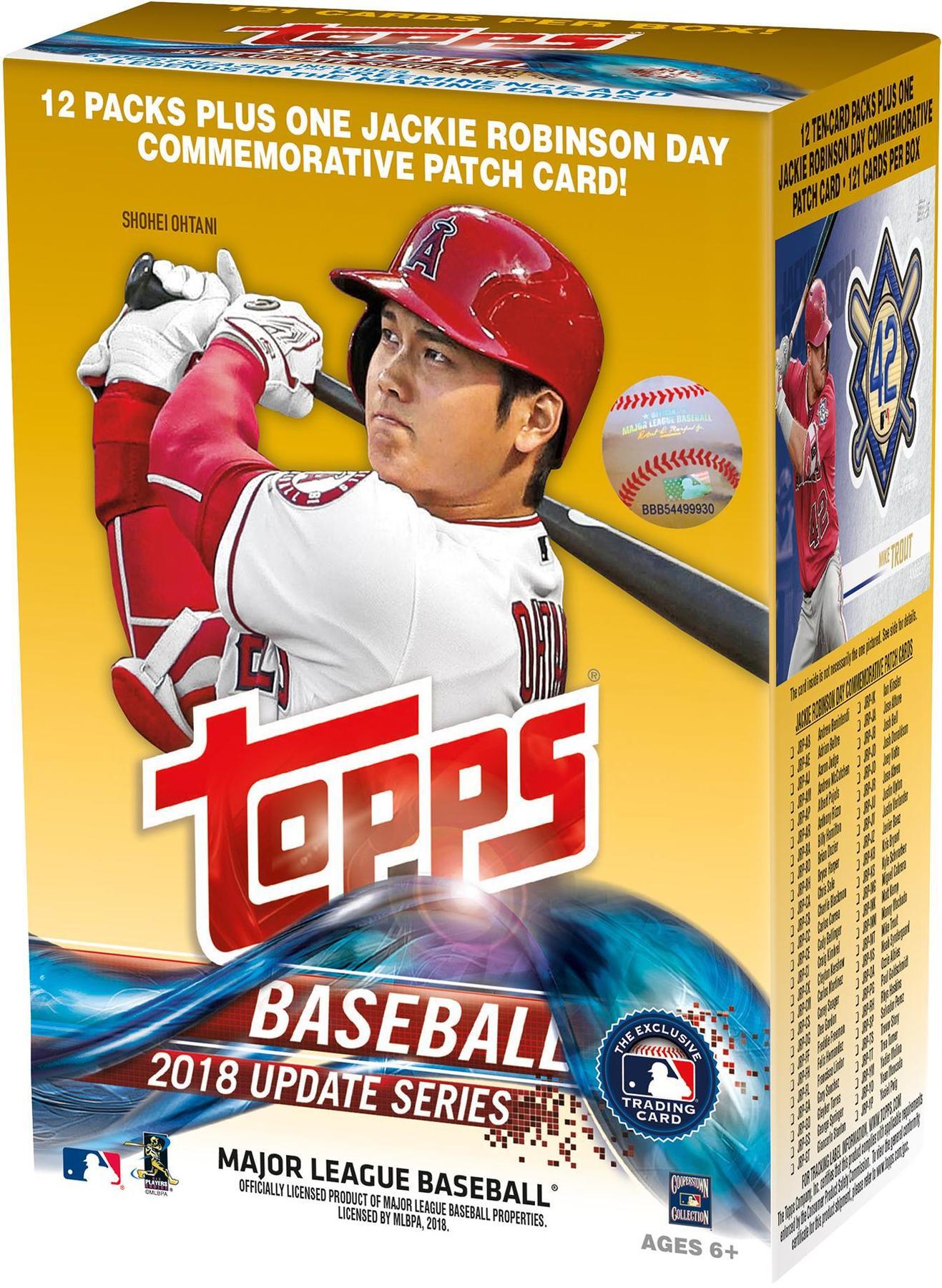2018 Topps Update Series Baseball 12Pack Blaster Box (Fanatics) DA Card World
