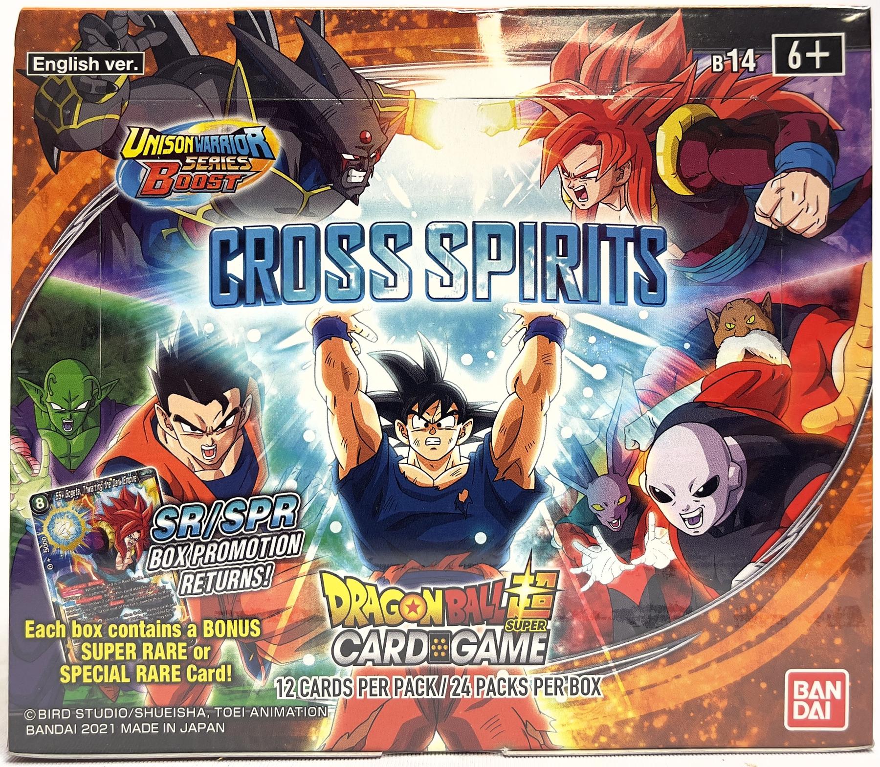 Dragon Ball Super TCG Unison Warrior Series 5 Cross Spirits Booster Box DA Card World