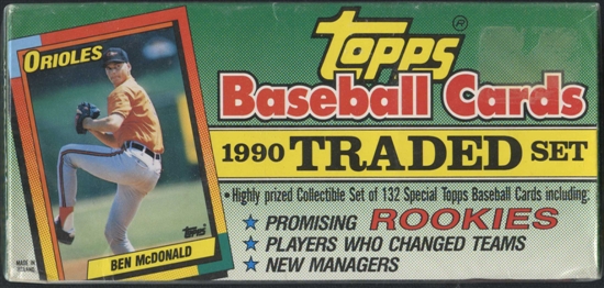 1990 Topps Traded Rookies Baseball Rare Retail Set DA Card World