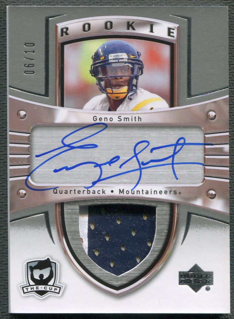 2012/13 The Cup Sidney Crosby Tribute 180GS Geno Smith Rookie Patch Auto 06/10 DA Card World