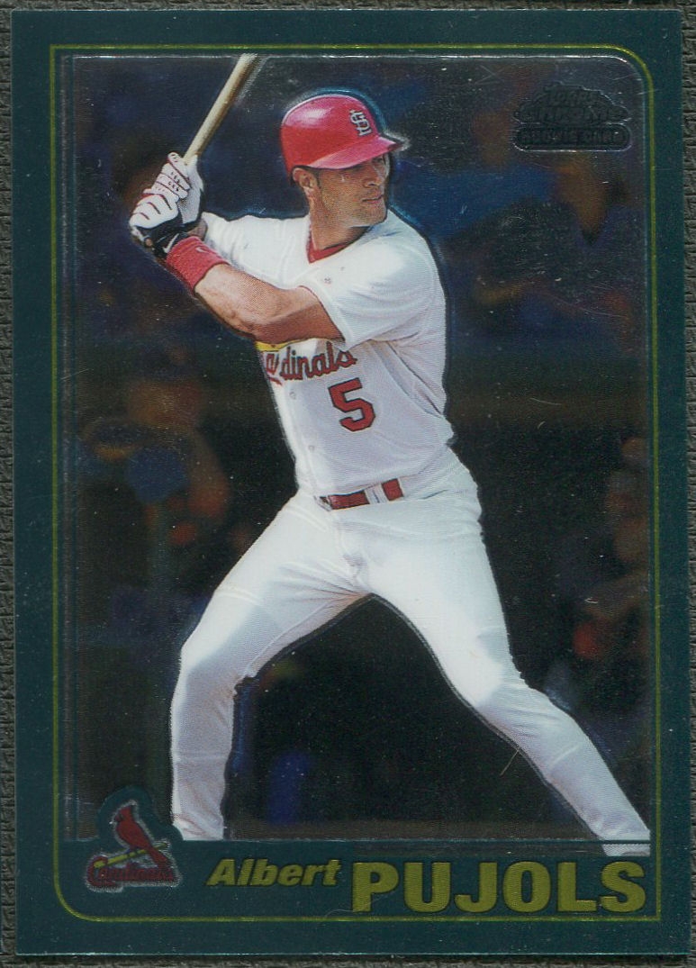 2001 Topps Chrome Traded T247 Albert Pujols Rookie DA Card World
