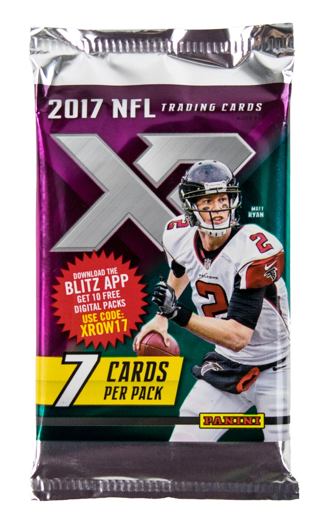 2017 Panini XR Football Hobby Pack DA Card World