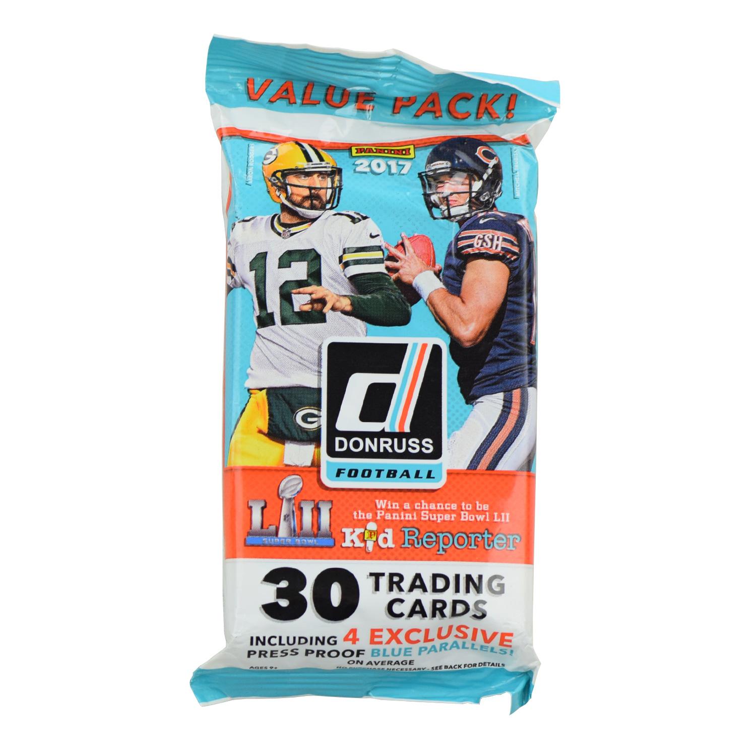 2017 Panini Donruss Football Jumbo Fat Pack DA Card World