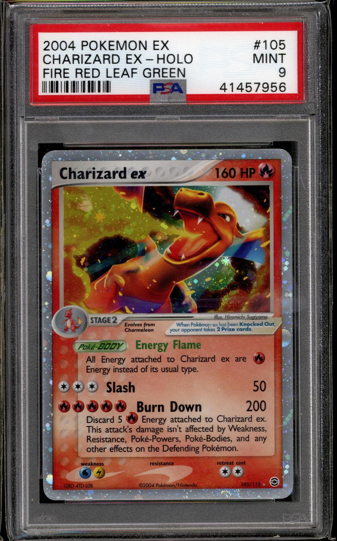Pokemon EX Fire Red Leaf Green Charizard ex 105/112 PSA 9 DA Card World