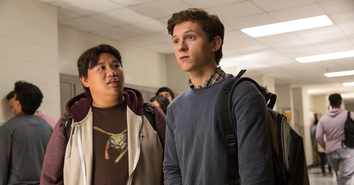 Jacob Batalon Wears Tom HollandInspired Hoodie Dailybreak
