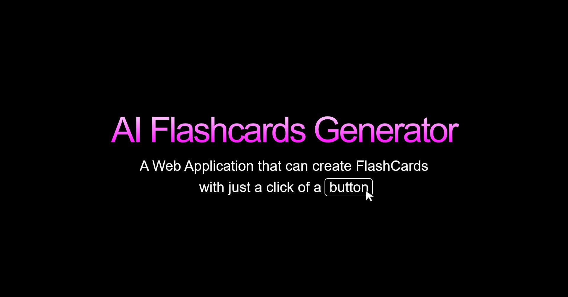 AI Flashcards Generator with Dynamic Adaptation Devfolio
