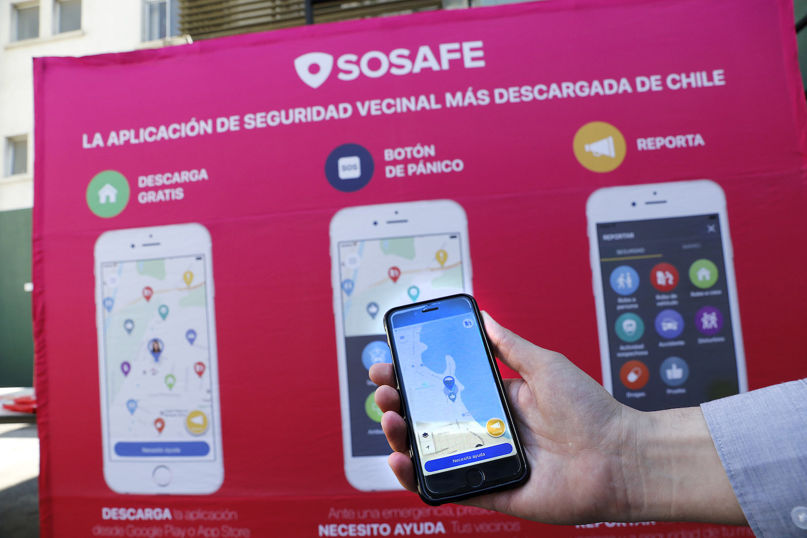 Aplicación Sosafe parte en cinco comunas de la provincia de Concepción