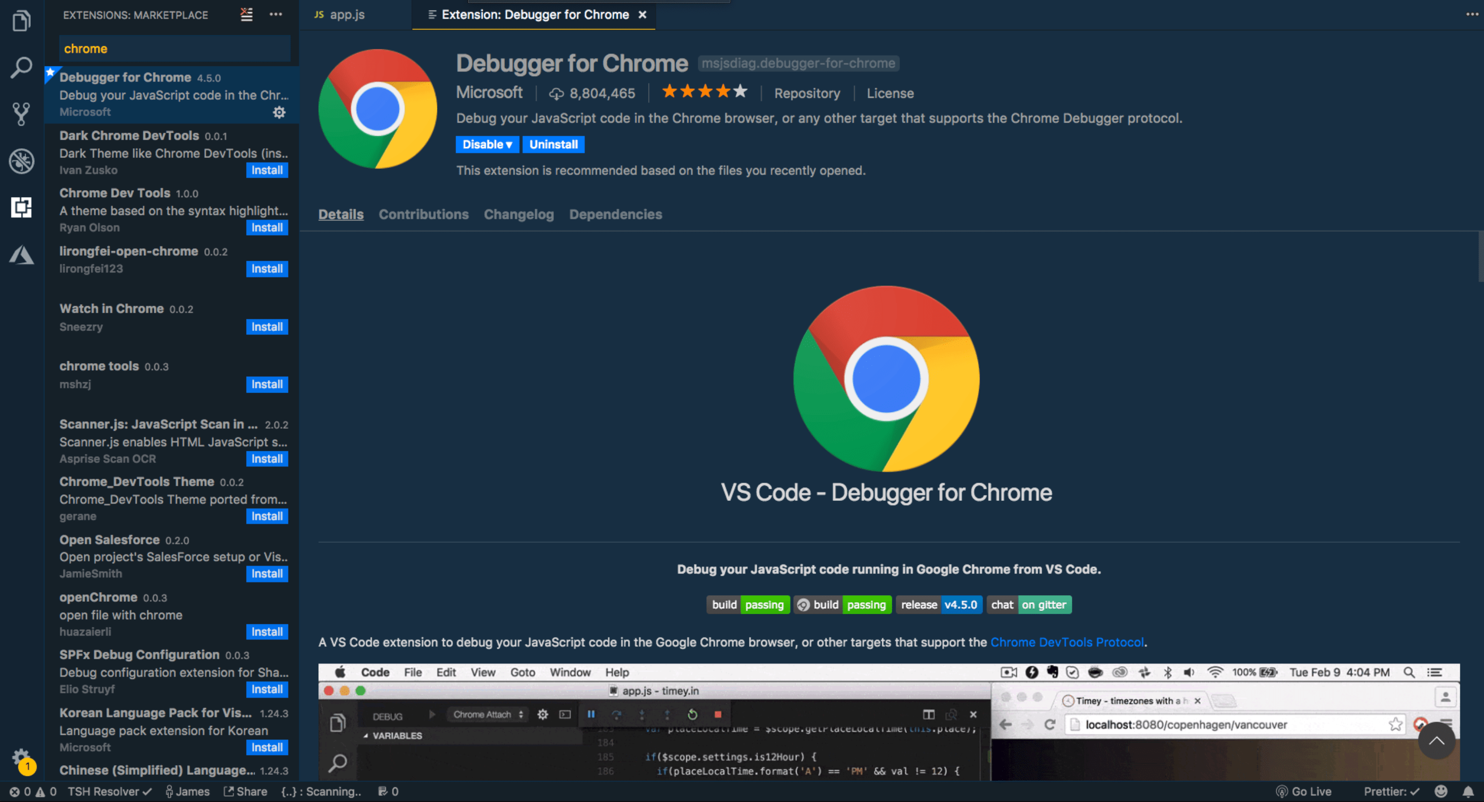 How To Debug JavaScript with Google Chrome DevTools and Visual Studio