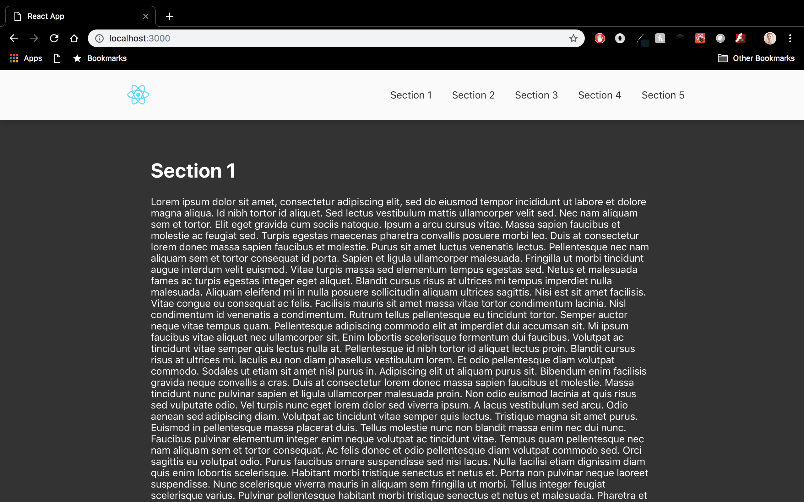 Reactでスムーズなスクロールを実装する方法 開発者ドキュメント