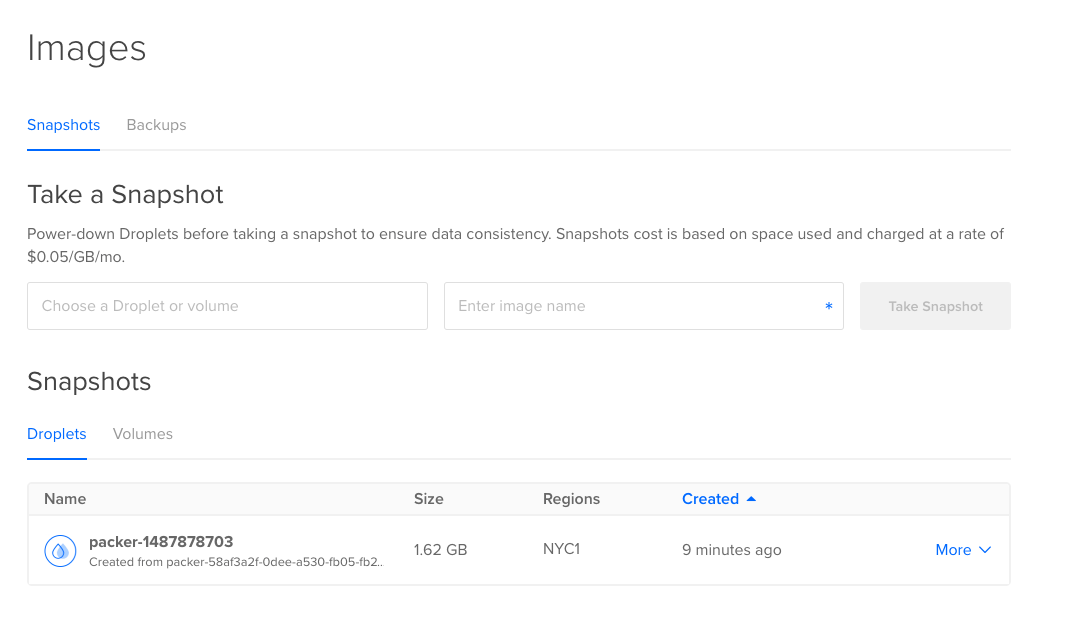 How to Create DigitalOcean Snapshots Using Packer on CentOS 7