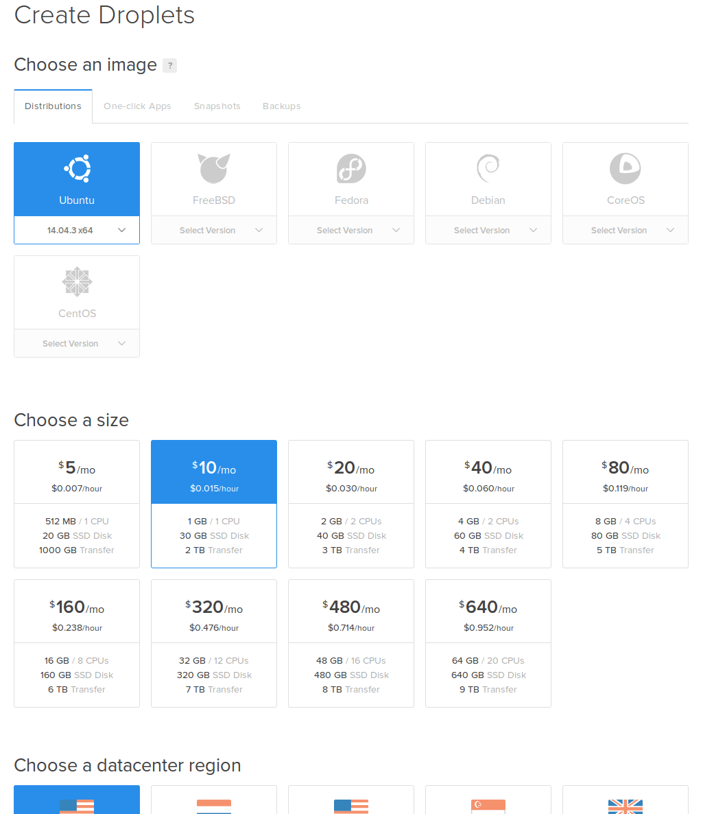 Transitioning from Amazon EC2 to DigitalOcean's Control Panel