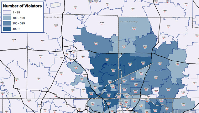 North Texas Zip Code Map Dallas ZIP Code 75287 The Undisputed Champions Among North Texas