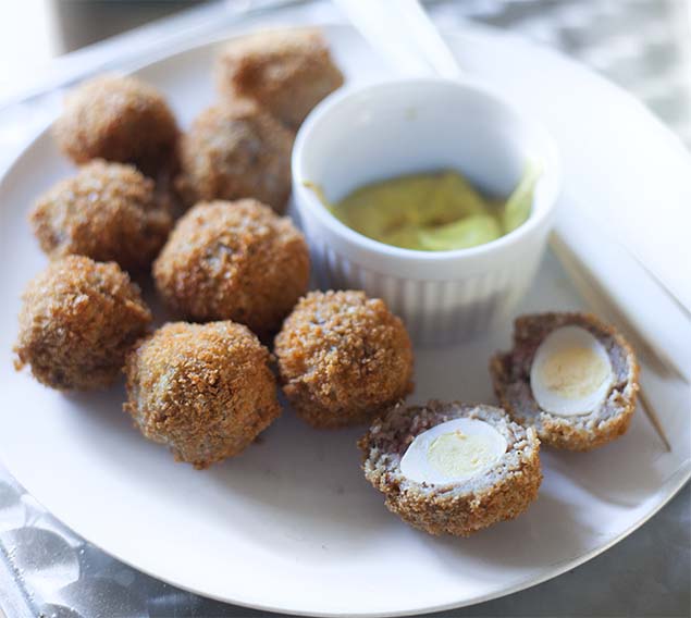 Look What I Made Scotch Quail Eggs D Magazine