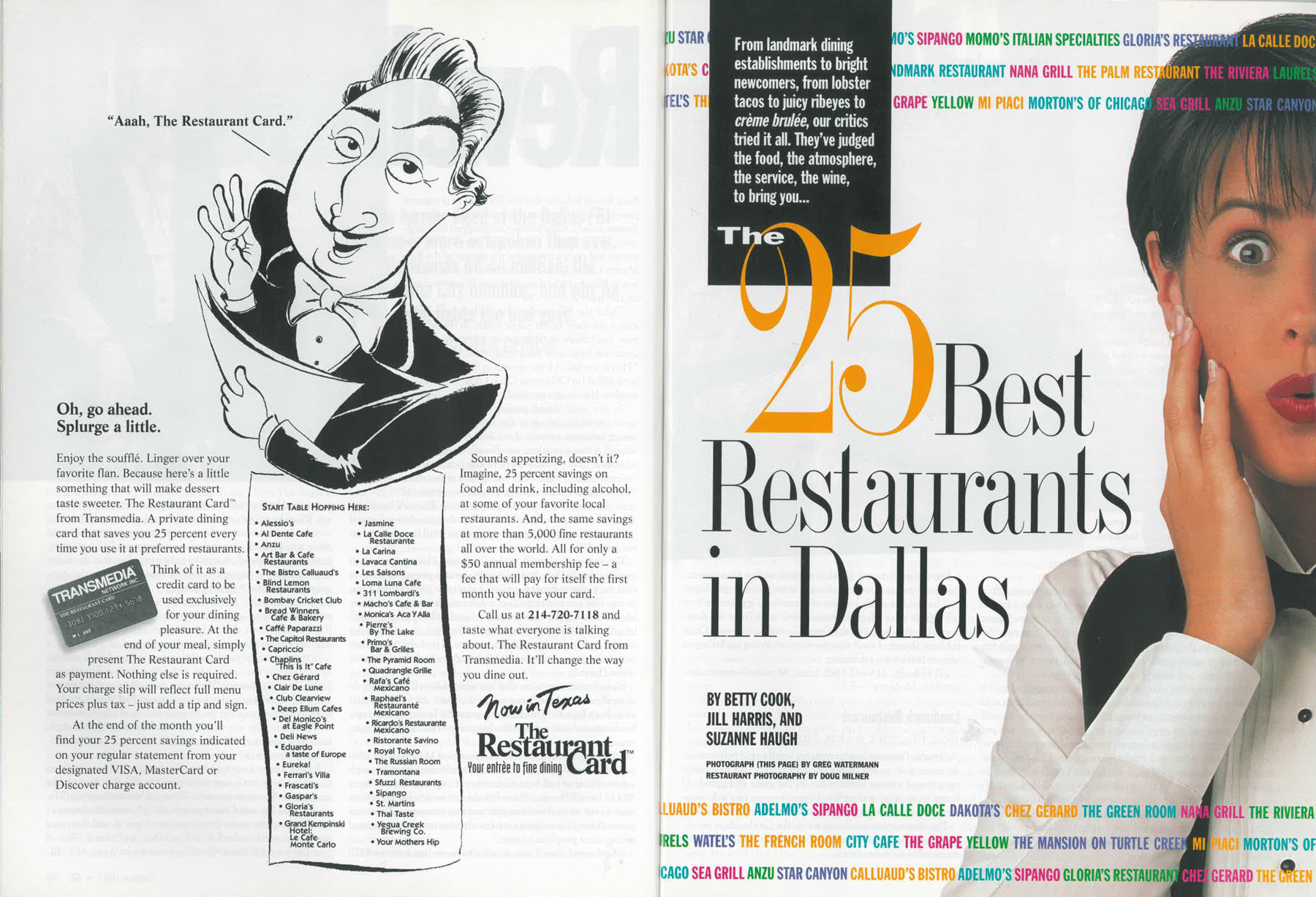 Flashback Friday The 25 Best Restaurants in Dallas D Magazine