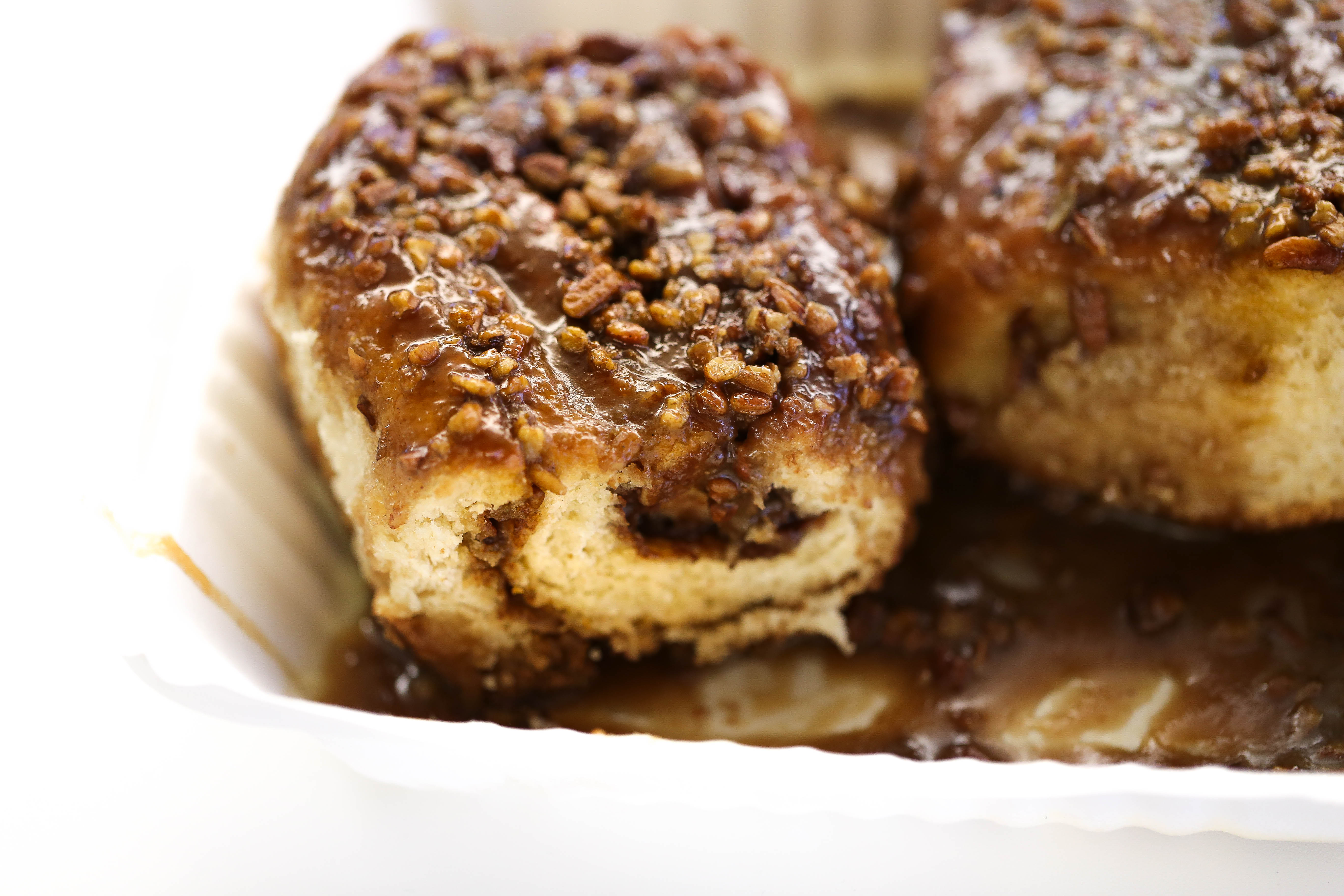 Eat This Now Cinnamon Sticky Buns from Crossroads Diner D Magazine