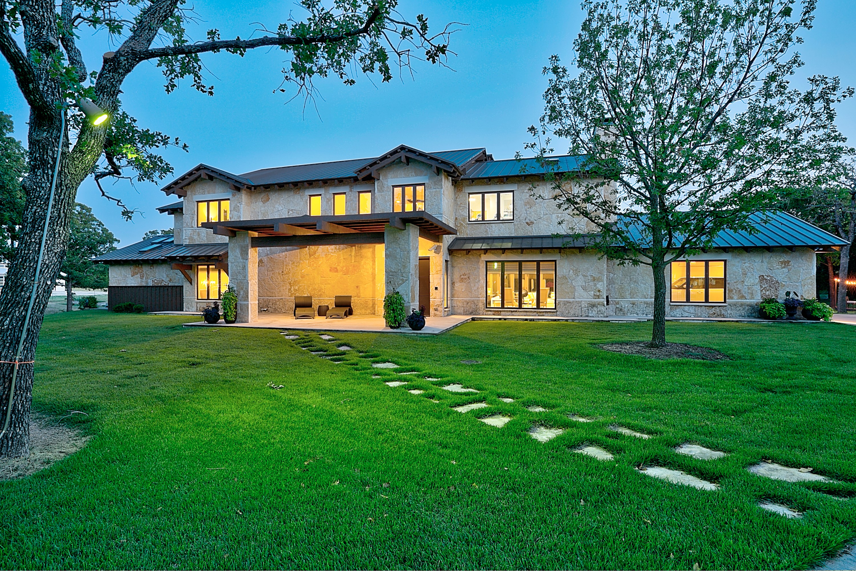 Modern Meets Hill Country in this ResortLike North Texas Compound D
