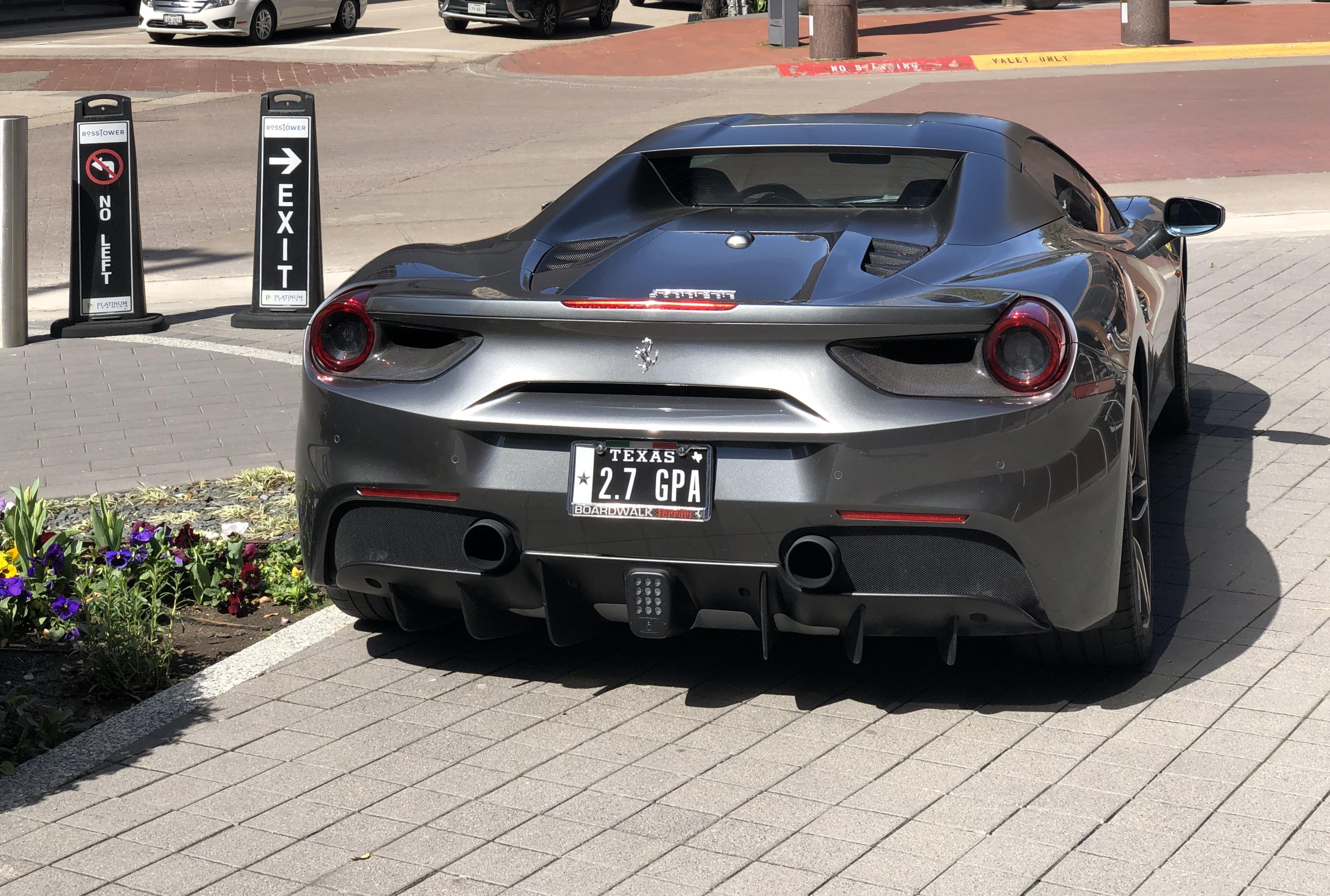 A Curious License Plate on a Cool Ferrari D Magazine
