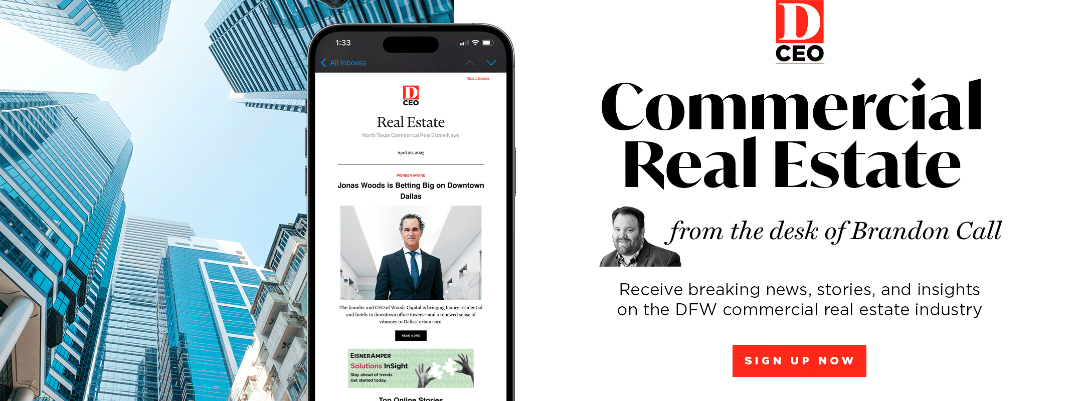 D CEO Commercial Real Estate Newsletter Sign Up D Magazine