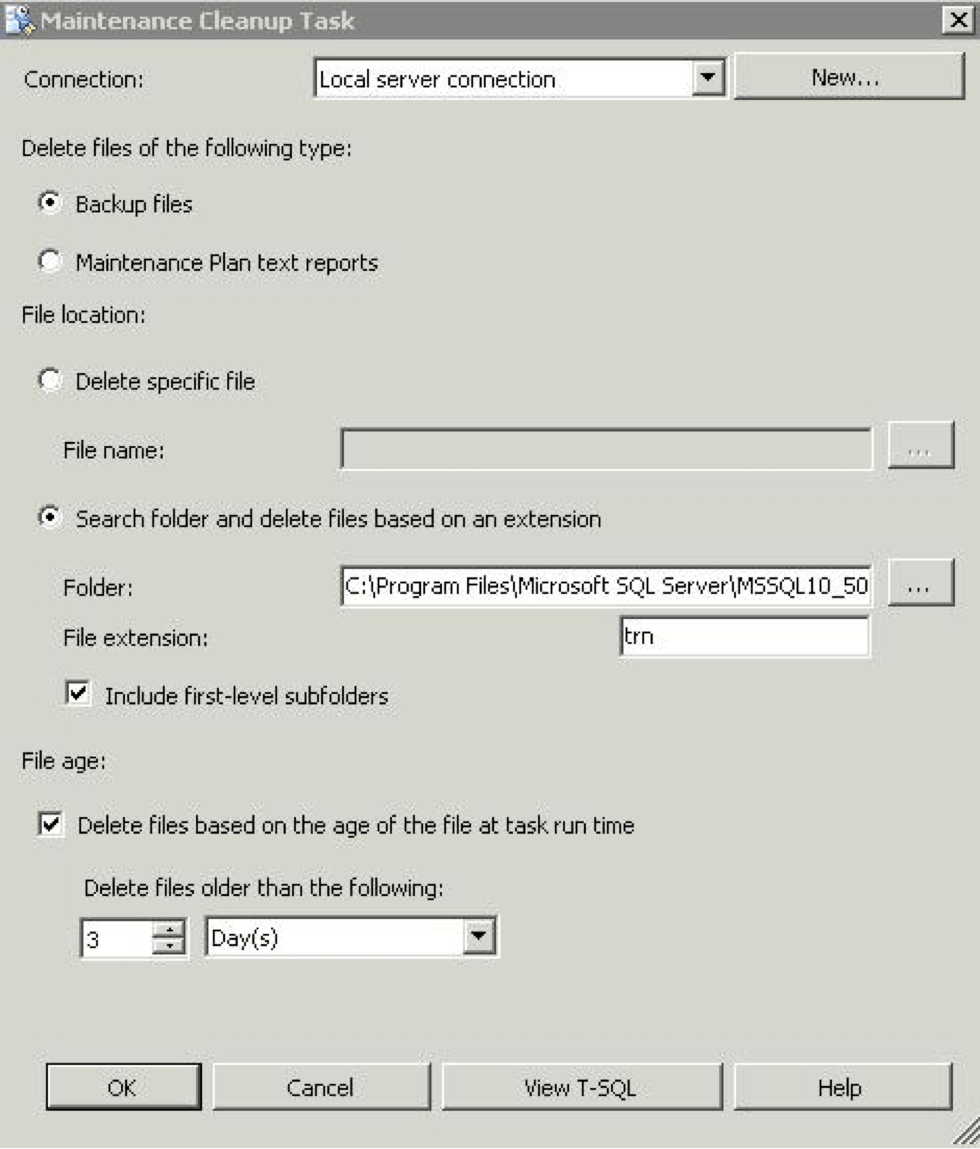 Create a maintenance backup plan in SQL Server 2008 R2 using the wizard